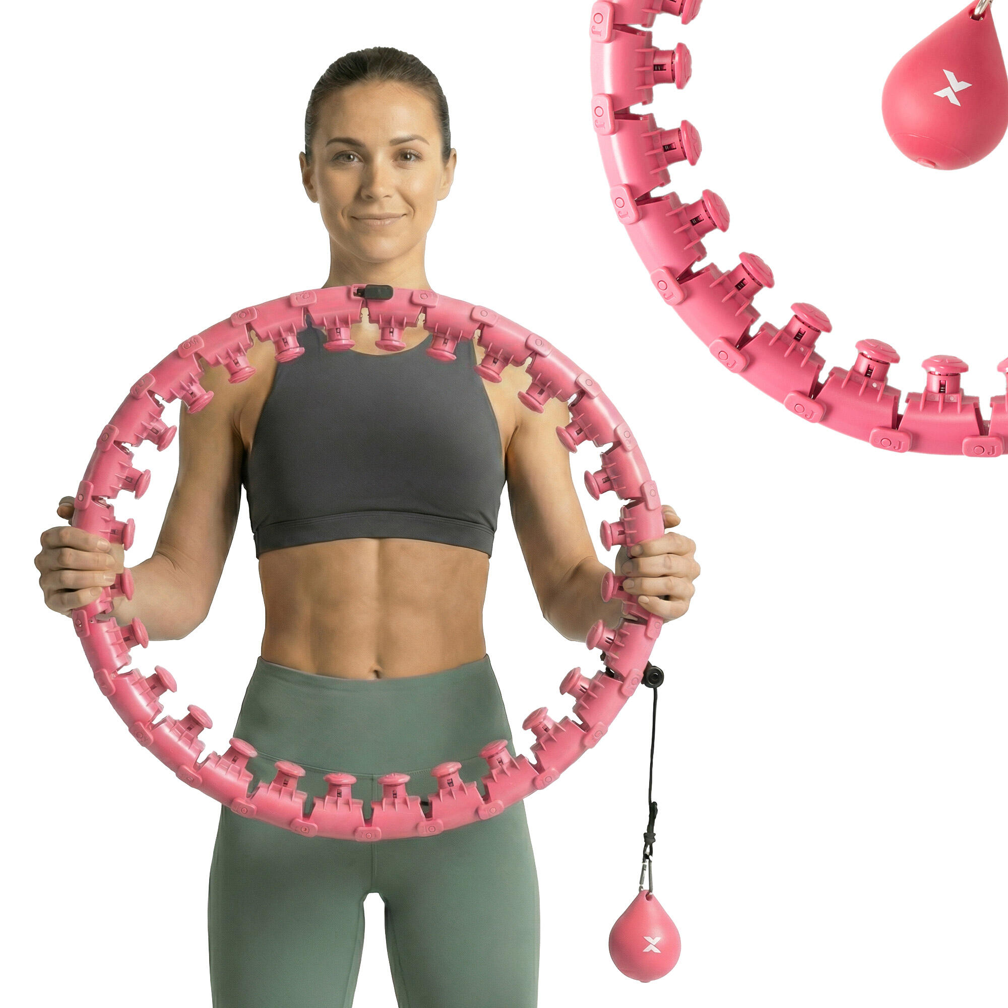 Hula hop z obciążeniem XTREXO TXO-B4Z036-PK 1/7