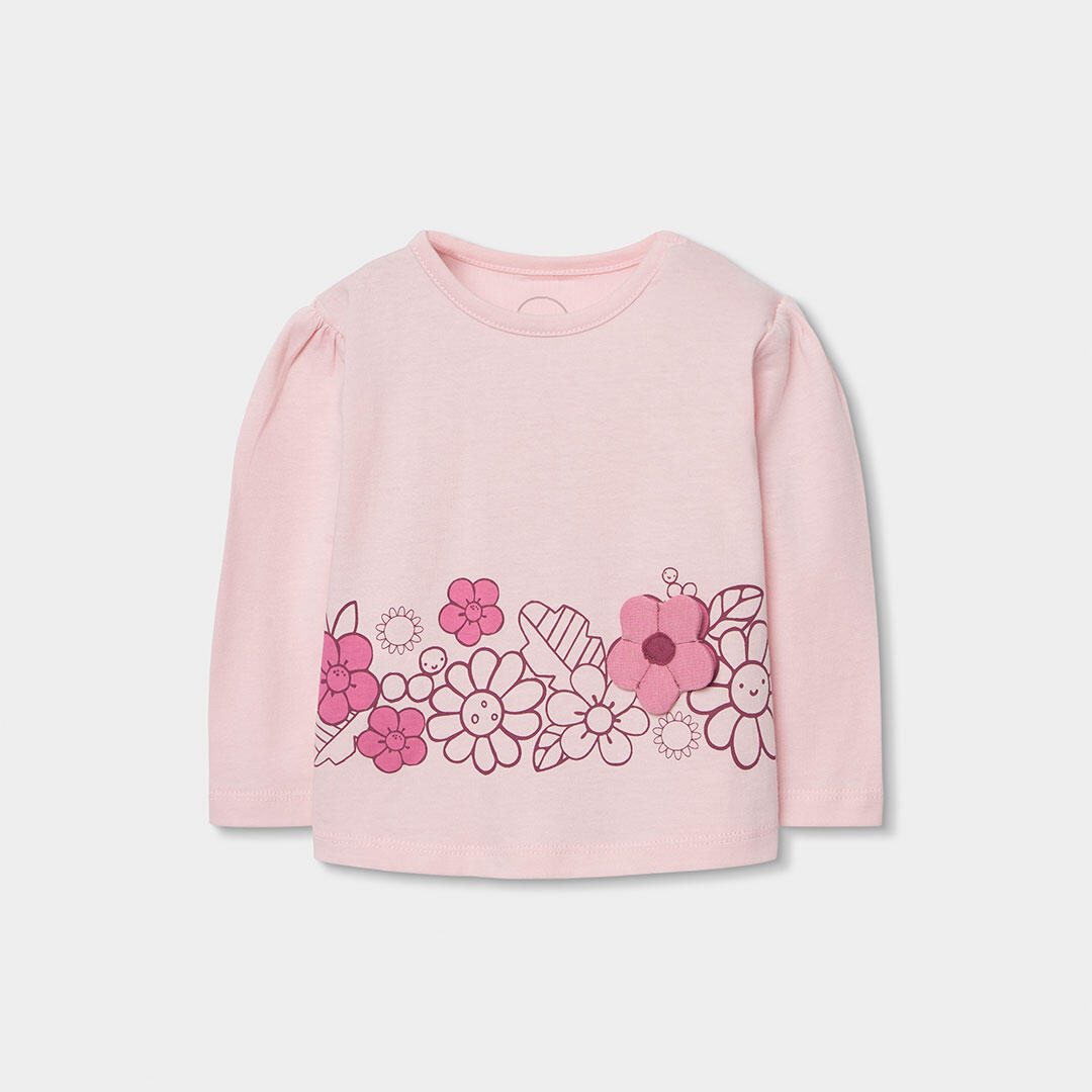 Conjuntos de verano de gimnasia bebé niña boboli rosa 3/7
