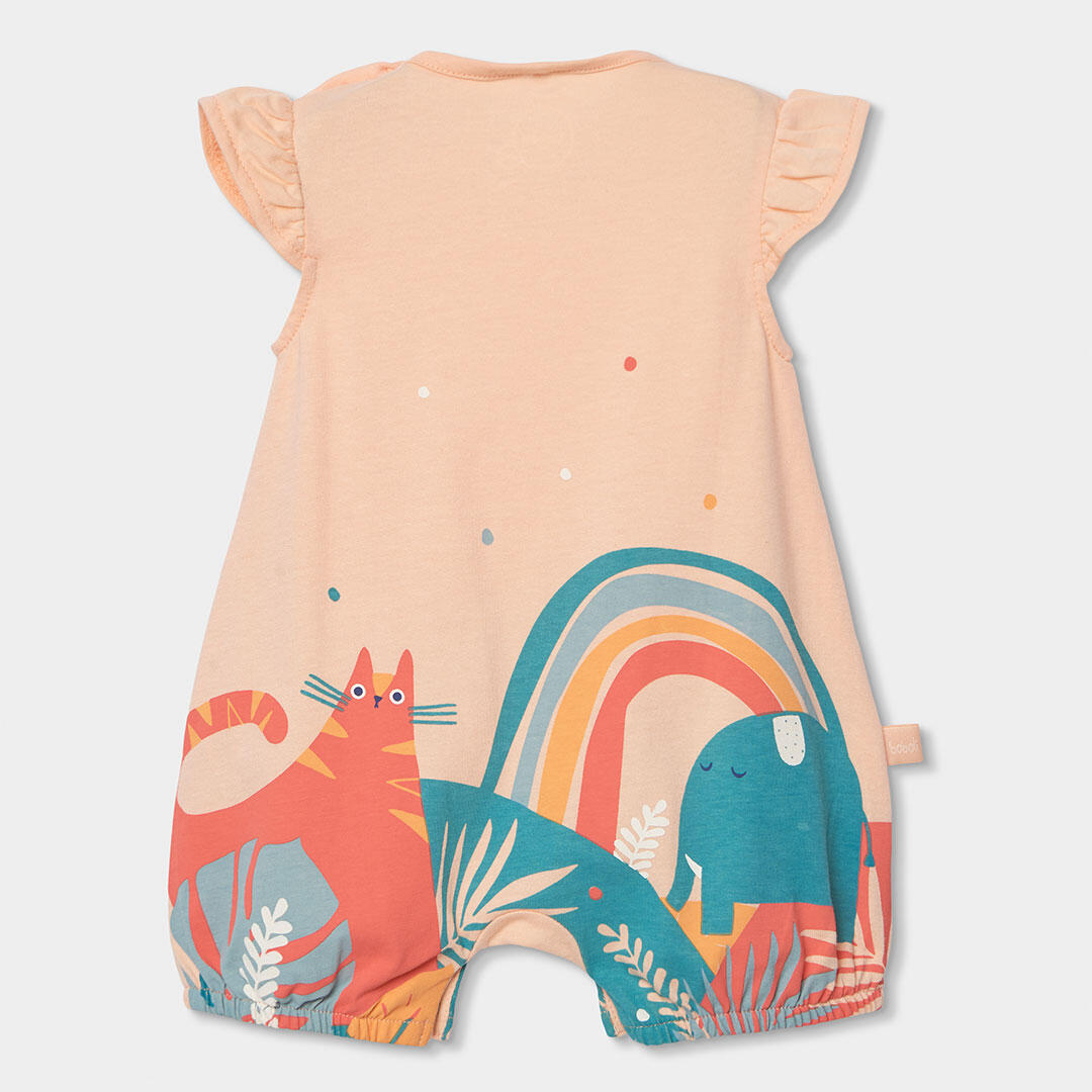 Peleles de verano de gimnasia bebé niña boboli beige 2/4