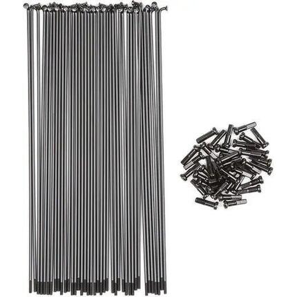 BMX Części BSD Zestaw szprych BMX ze stali nierdzewnej - 194mm - Czarny