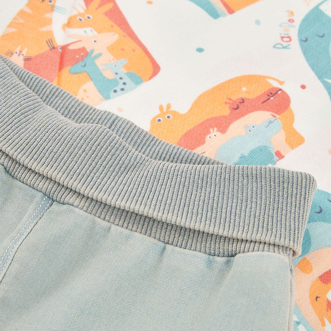 Conjuntos de verano de gimnasia bebé niño boboli multicolor 7/7