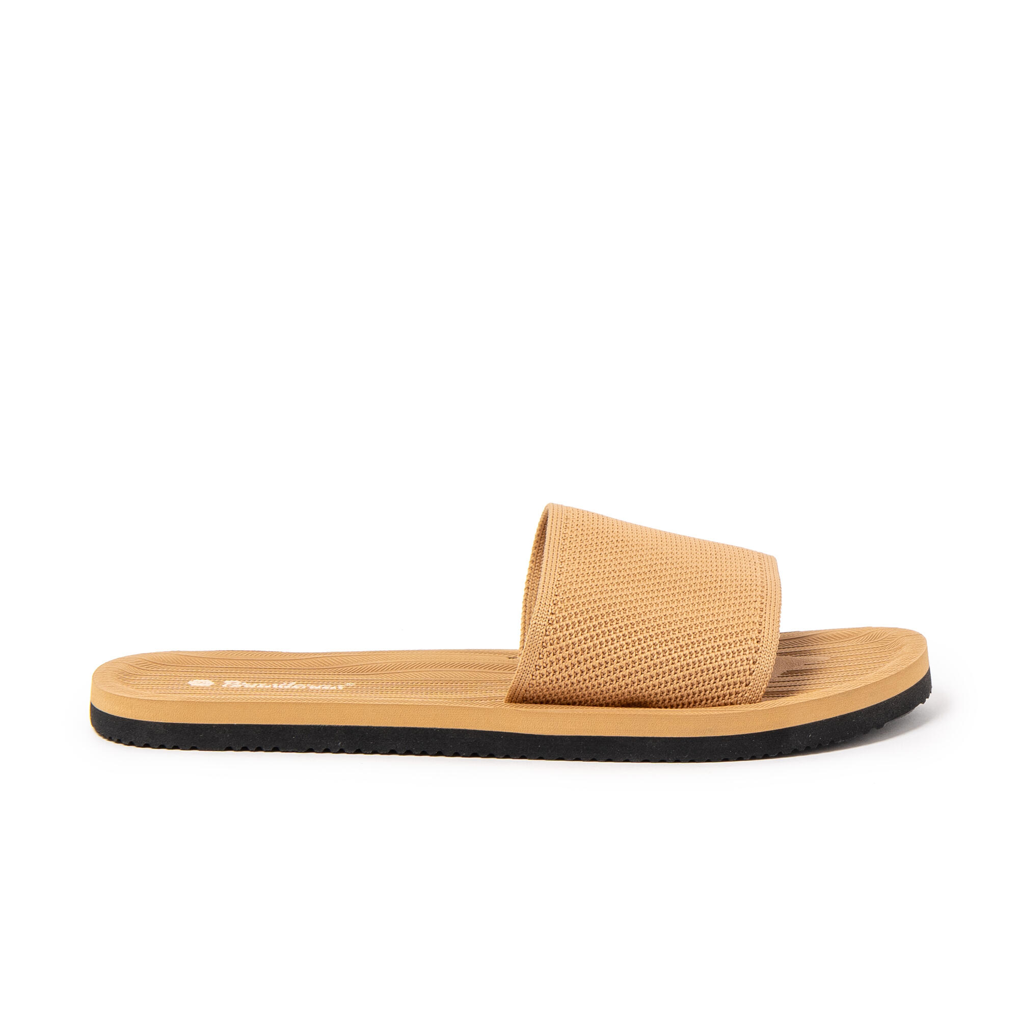 Sandali da spiaggia donna BRASILERAS cammello con suola gomma 3/7