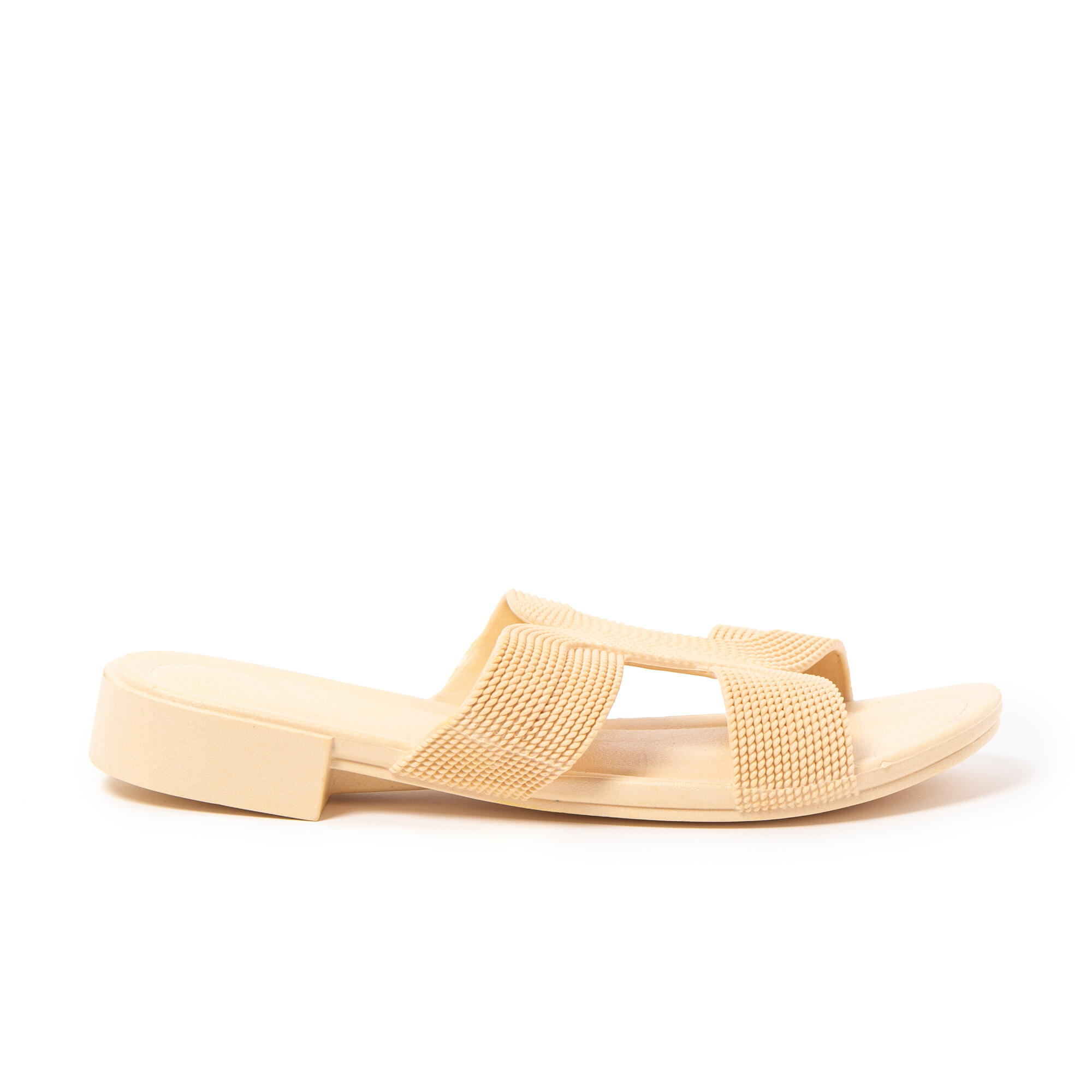 Sandali da spiaggia donna BRASILERAS beige con suola gomma 3/7