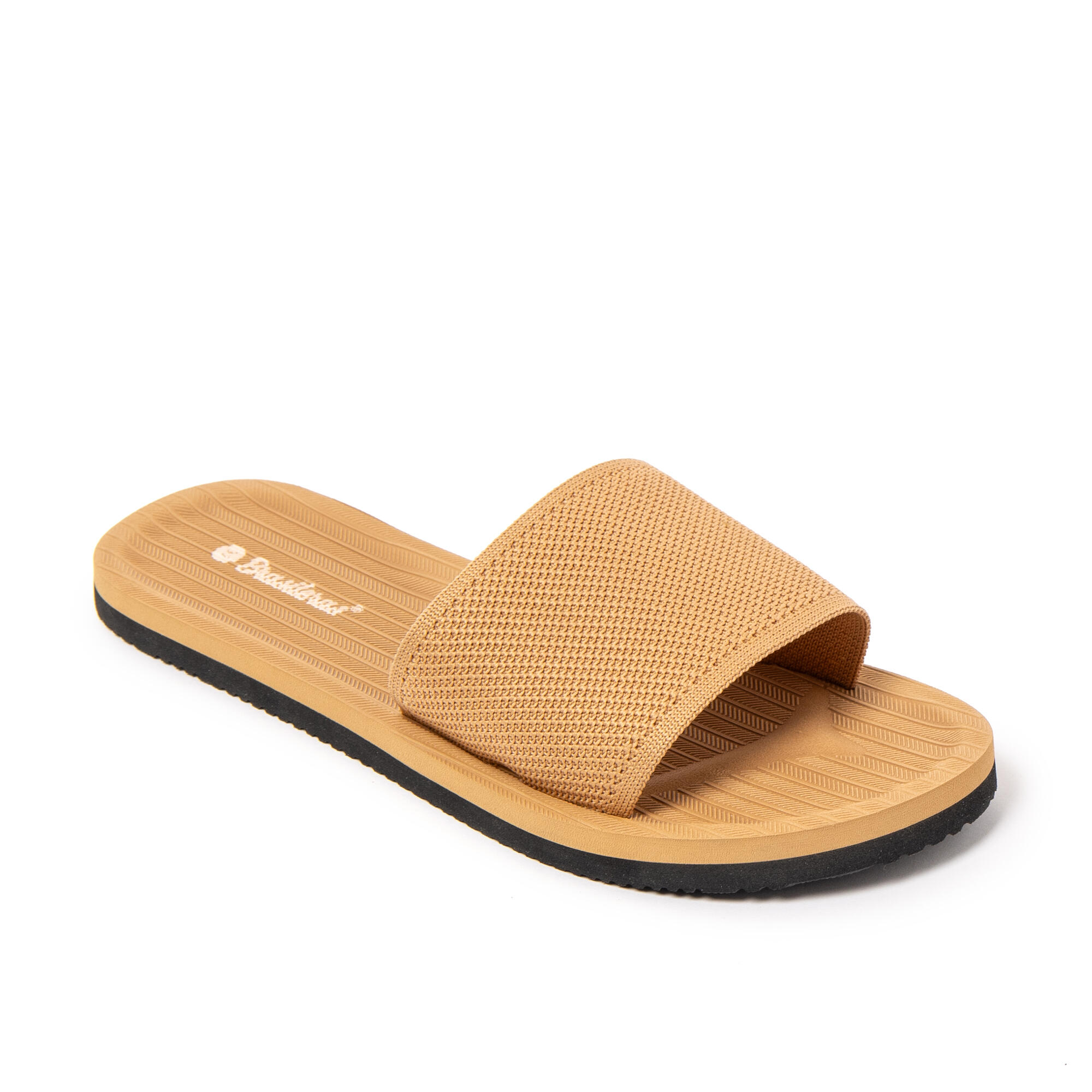 Sandali da spiaggia donna BRASILERAS cammello con suola gomma 2/7