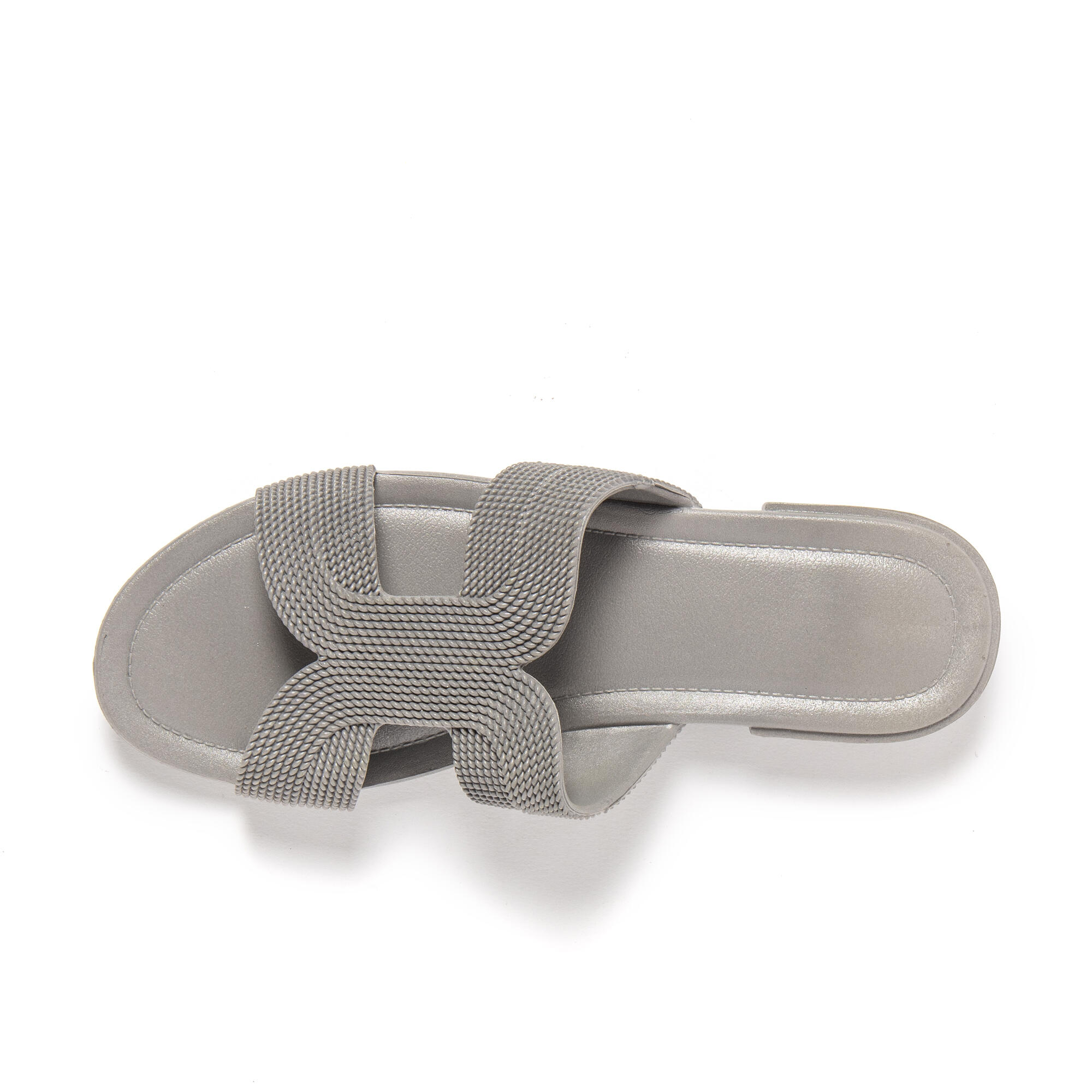 Sandales de plage femme BRASILERAS grises avec semelle gomme 5/7