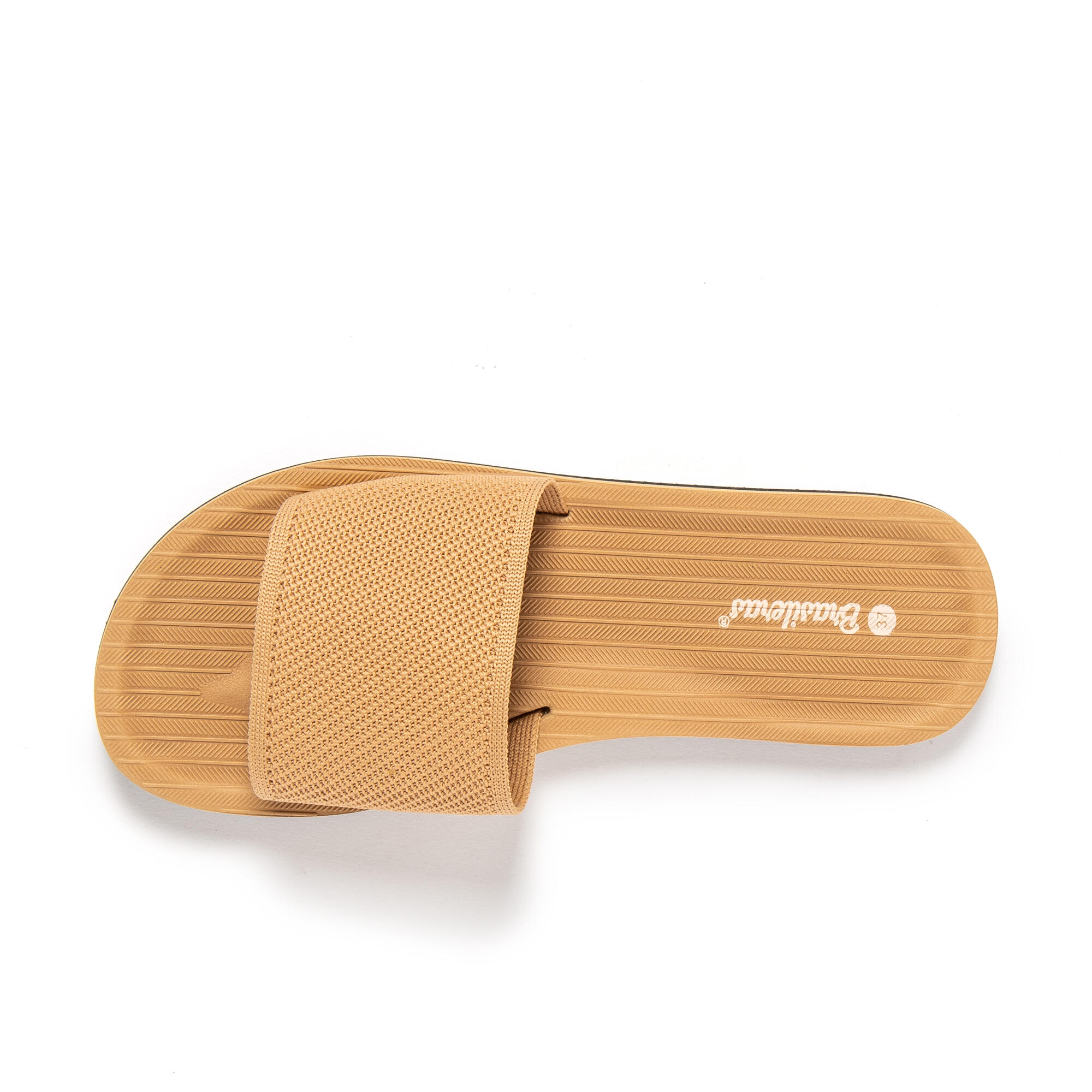 Sandali da spiaggia donna BRASILERAS cammello con suola gomma 5/7