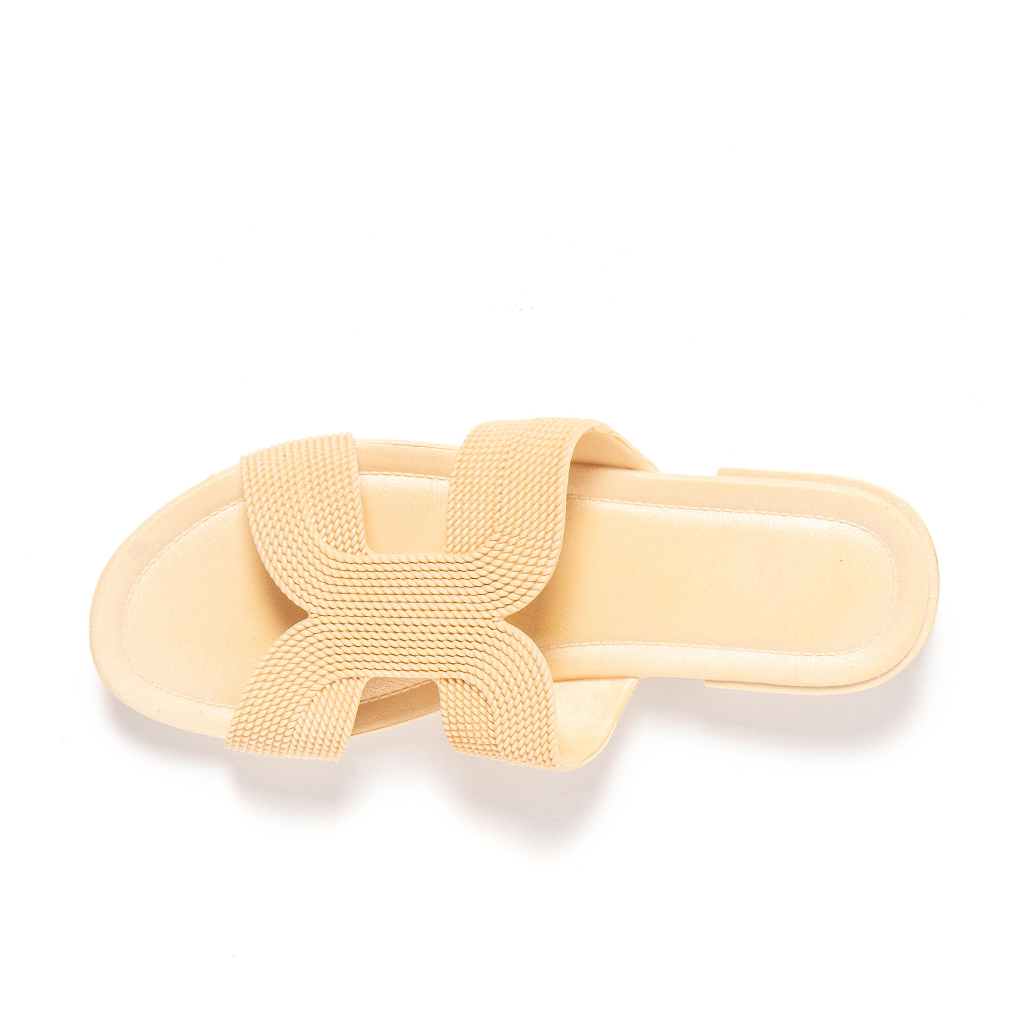 Sandali da spiaggia donna BRASILERAS beige con suola gomma 5/7
