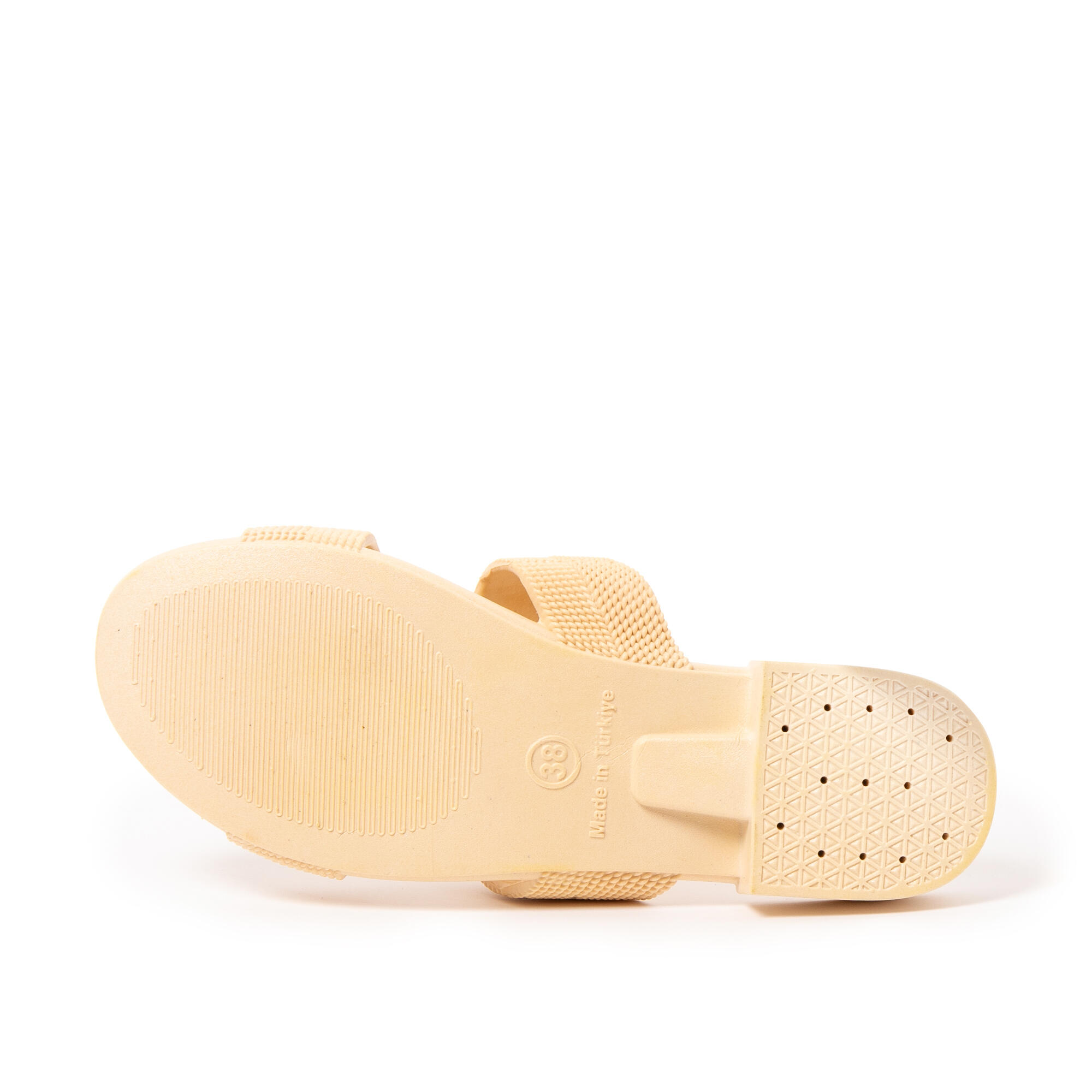 Sandali da spiaggia donna BRASILERAS beige con suola gomma 7/7