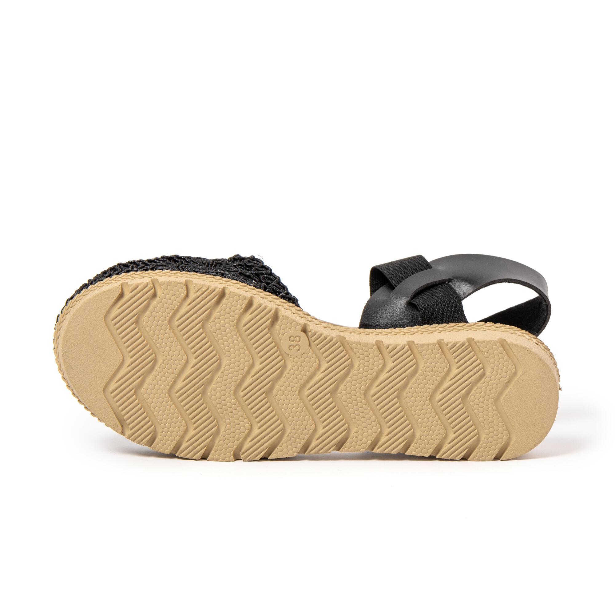 Sandales de plage femme BRASILERAS noires avec semelle gomme 7/7