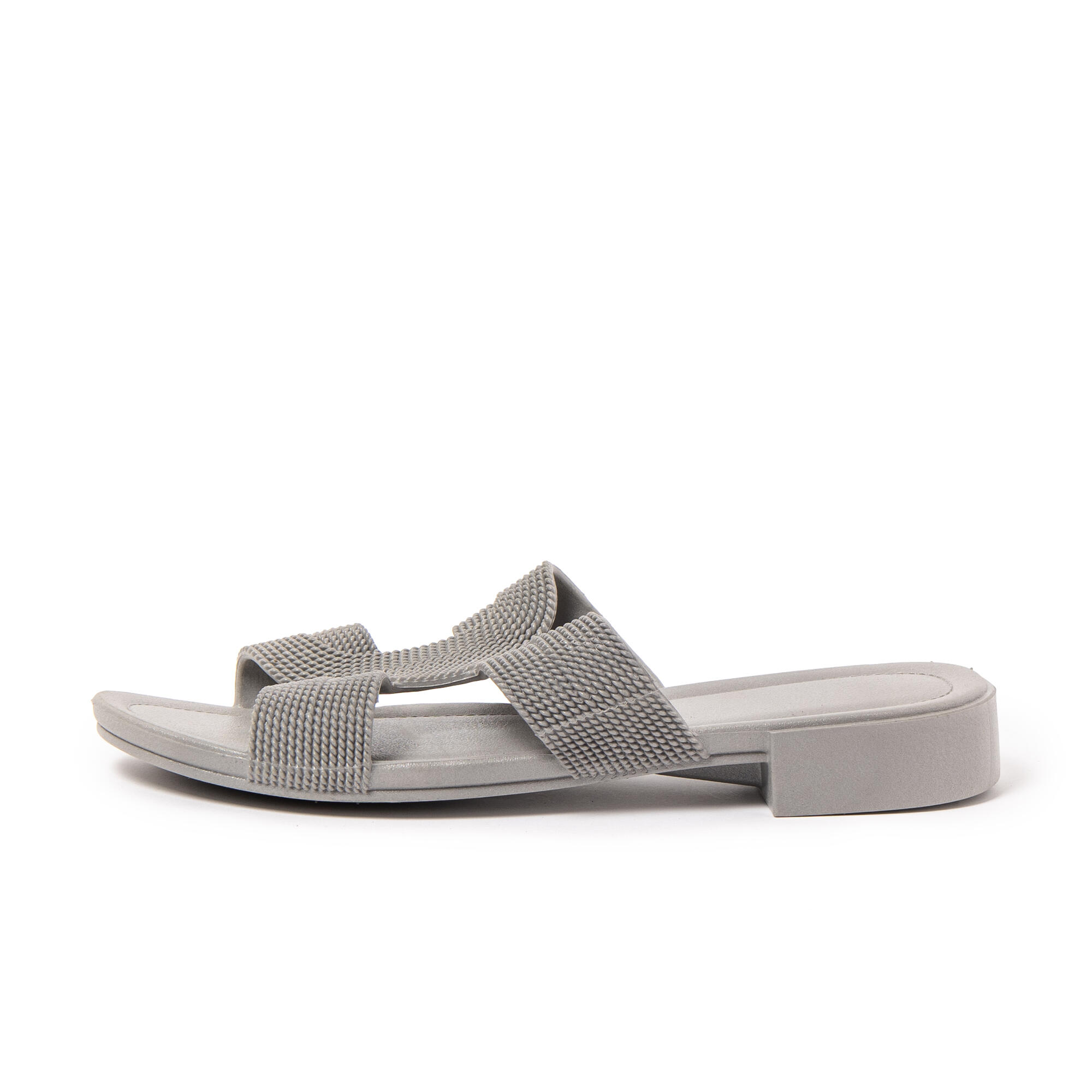 Sandales de plage femme BRASILERAS grises avec semelle gomme 4/7