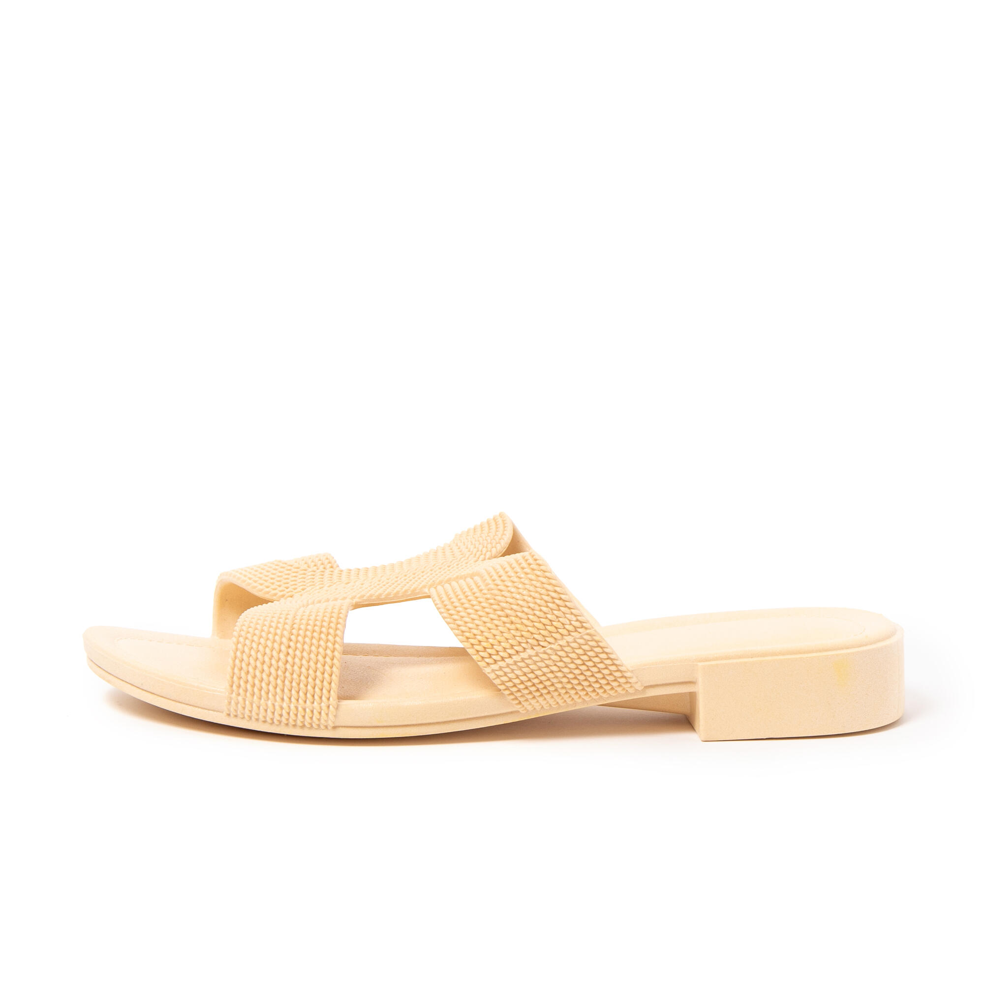 Sandali da spiaggia donna BRASILERAS beige con suola gomma 4/7