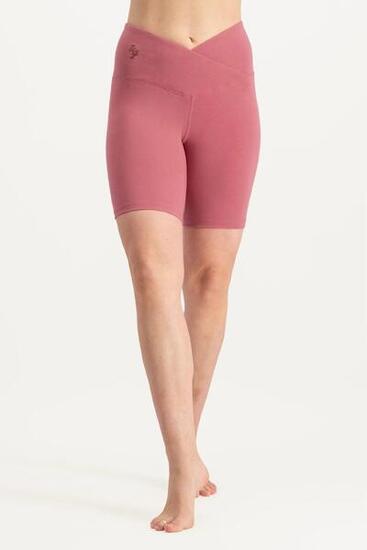 Short de Yoga et Pilates à enveloppe Sati - Hibiscus