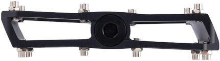 CONTEC Pitchblack platformpedaal aluminium, afgedichte industrielagers