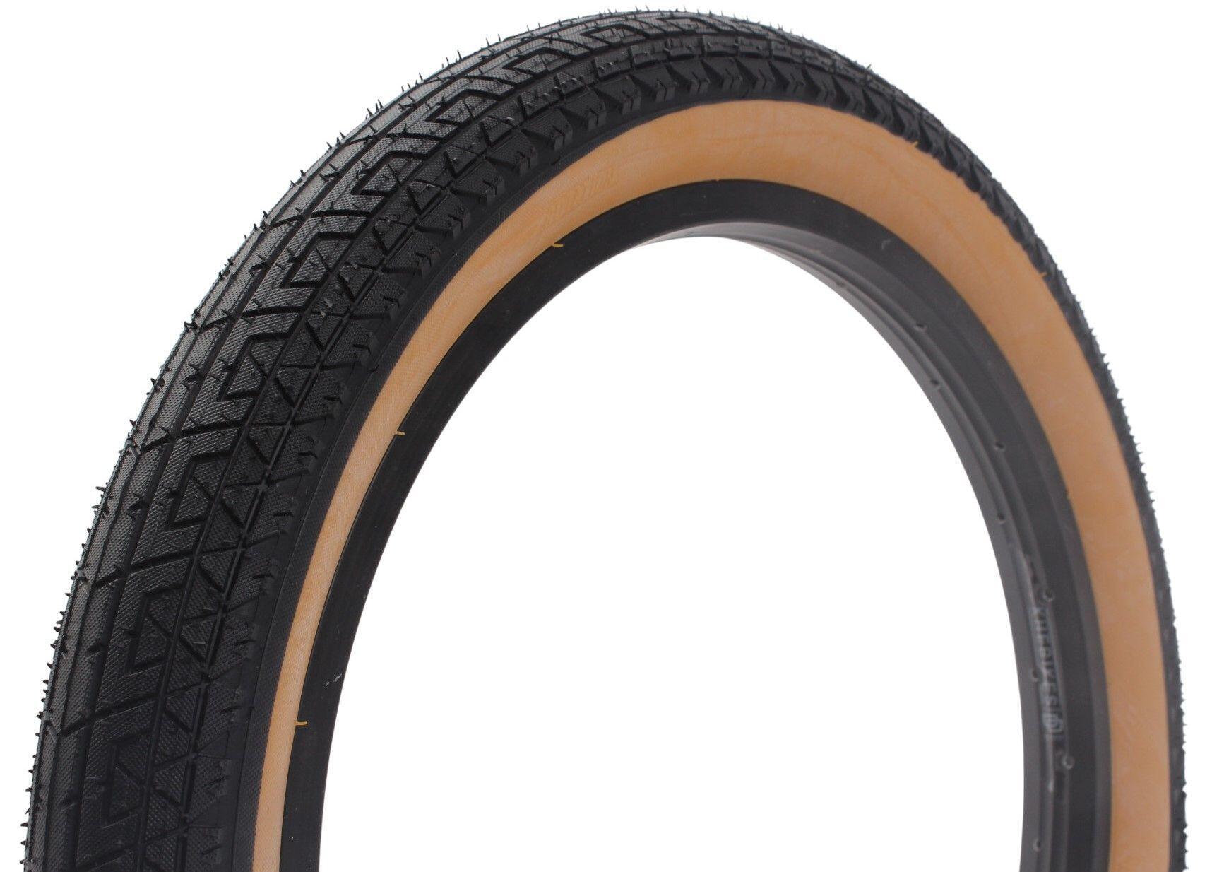BMX banden set UNITED gum 20 inch x 2,25 inch + binnenband AV 2/7