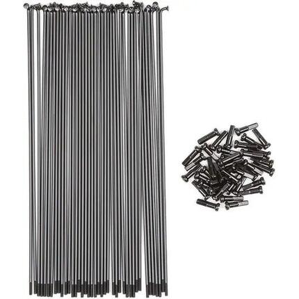 BMX Części BSD Zestaw szprych BMX ze stali nierdzewnej - 194mm - Czarny