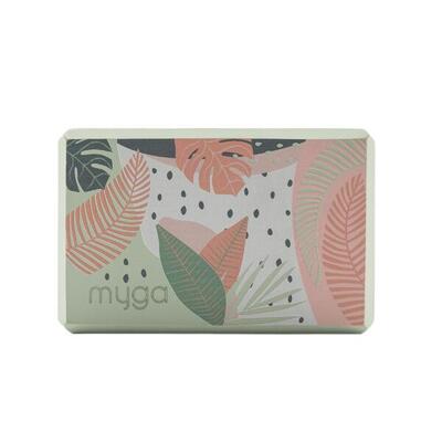 Myga foam yogablok - palm