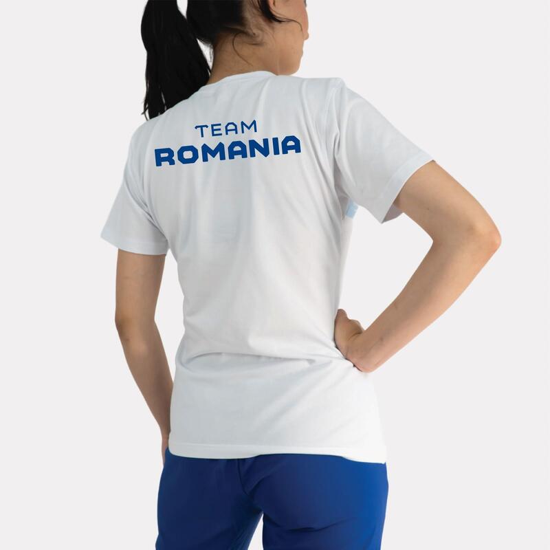 Tricou Bumbac Feminin TeamRomania PARIS24