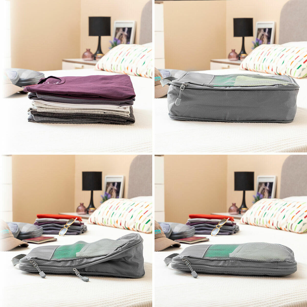 Suitcase Organiser Compression Bags INNOVAGOODS Polyester 4/5