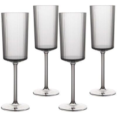 Wijnglas - nomad - rpet - 300 ml - grijs - 4 stuks