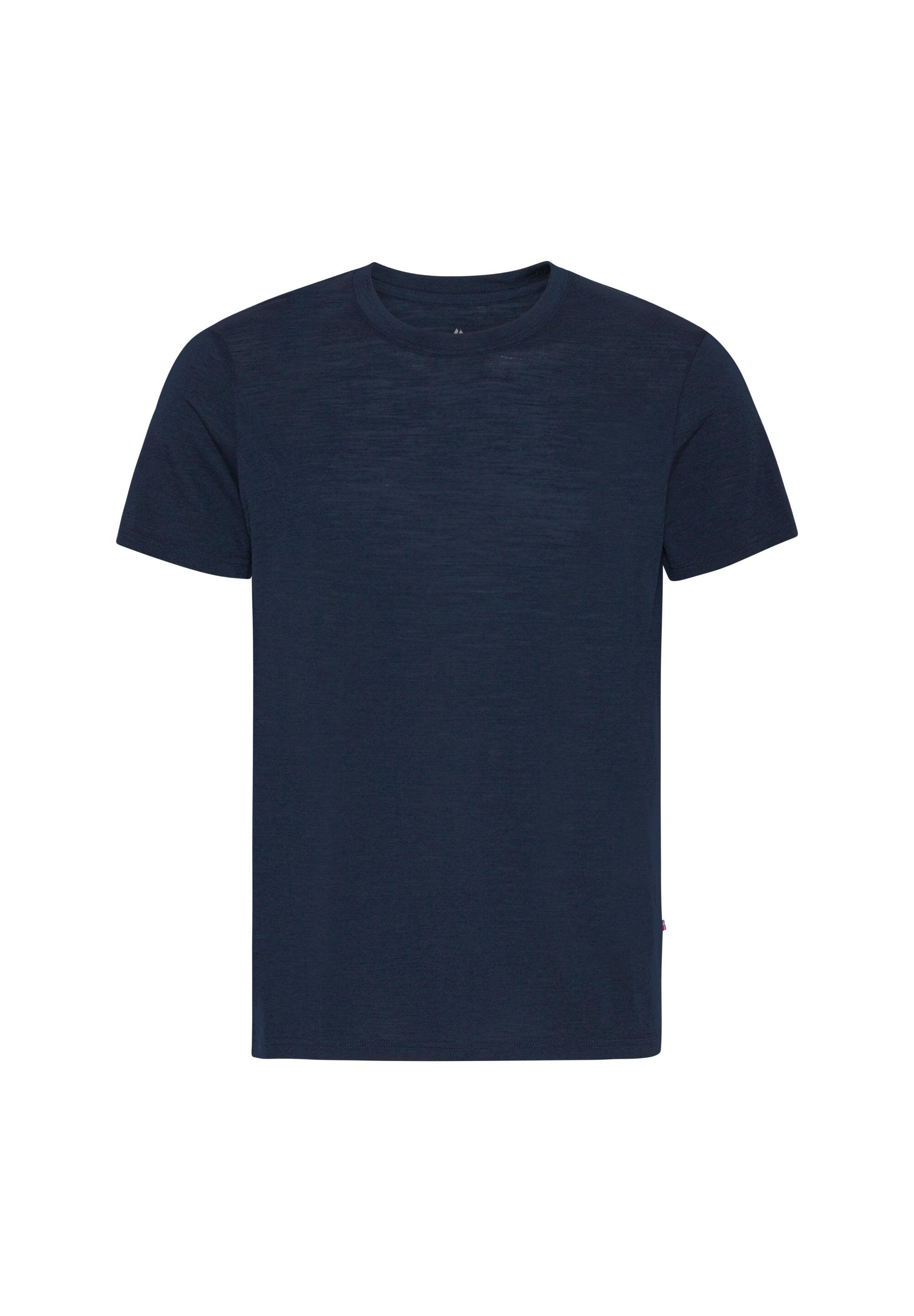 T-shirt met korte mouwen van merinowol Merino Fresh blauw
