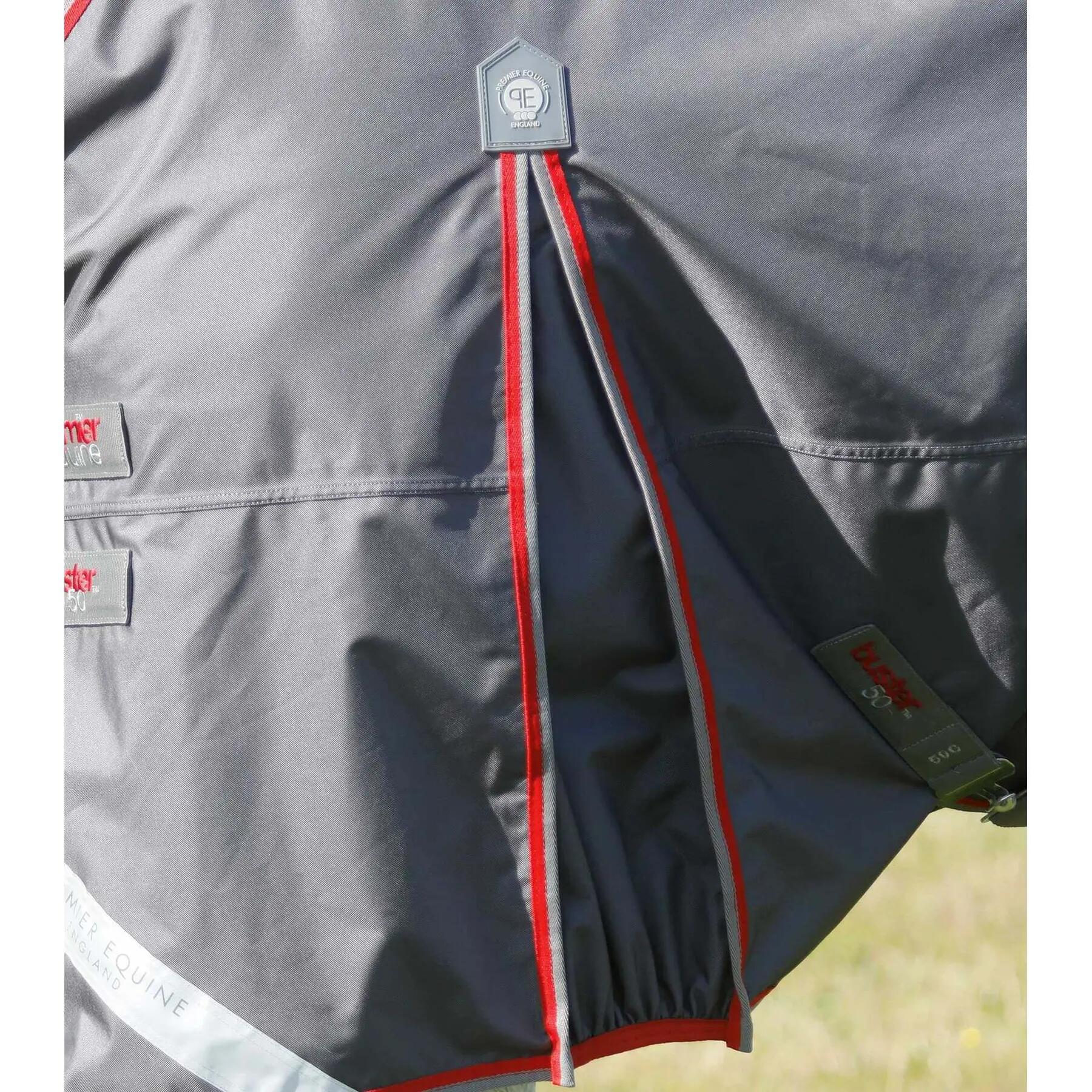 Coperta impermeabile per cavalli con copricollo Premier Equine Buster 50 g 4/5