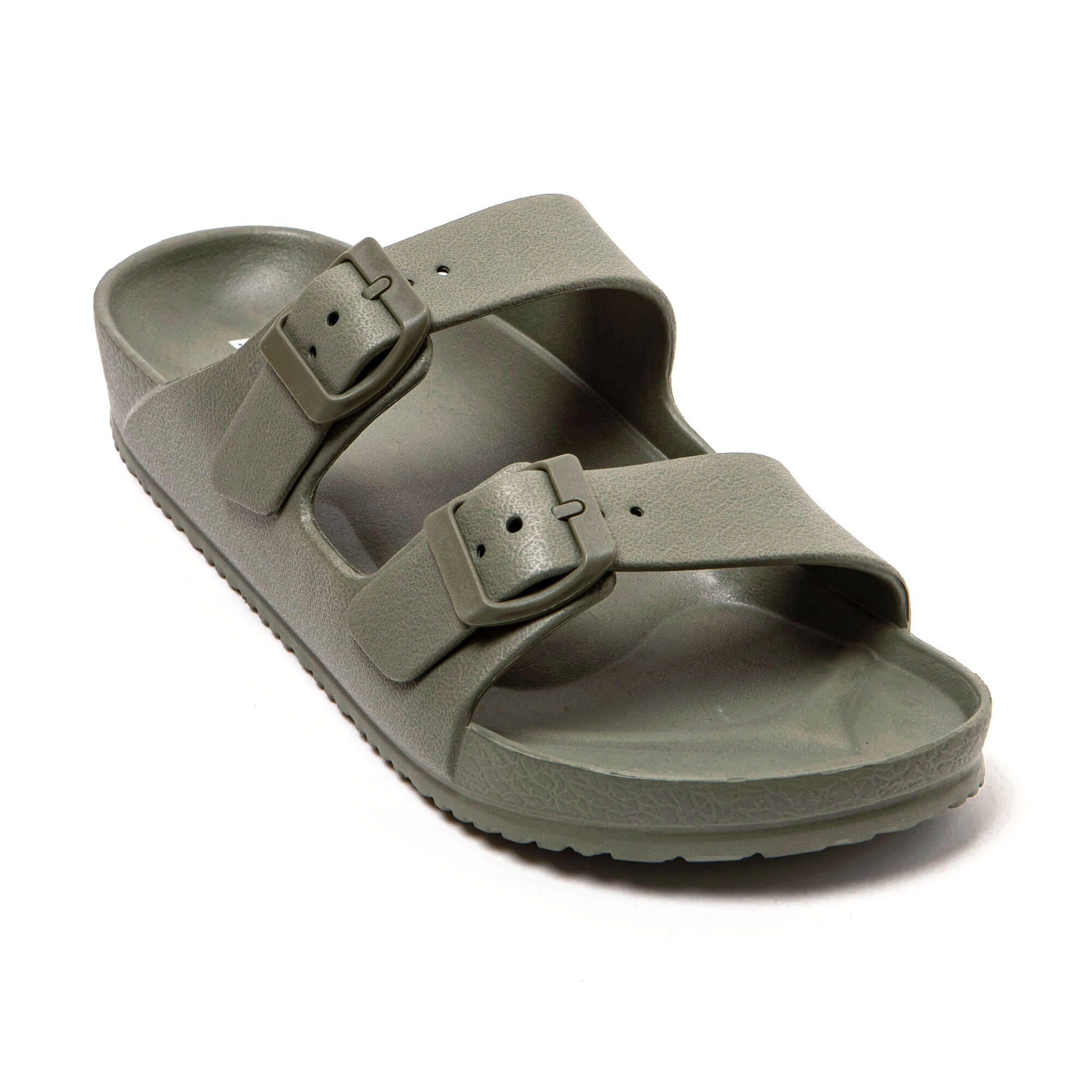 Sandali da spiaggia unisex BRASILERAS verdi con suola gomma 2/7