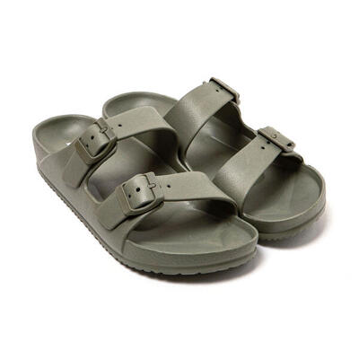Unisex strandsandalen brasileras groen rubberen zool