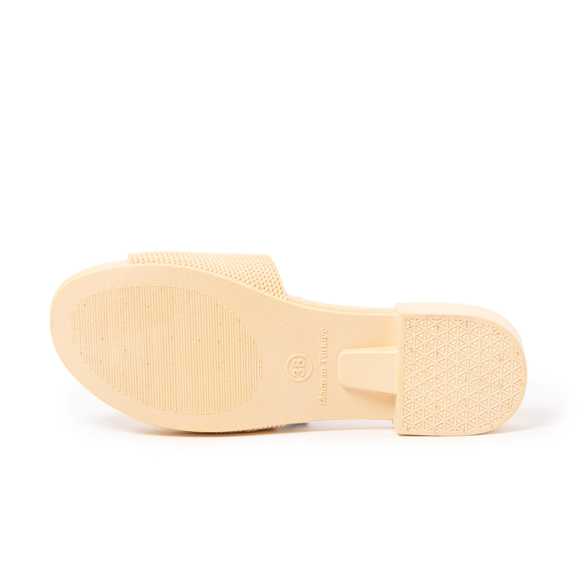 Sandali da spiaggia donna BRASILERAS beige con suola gomma 7/7