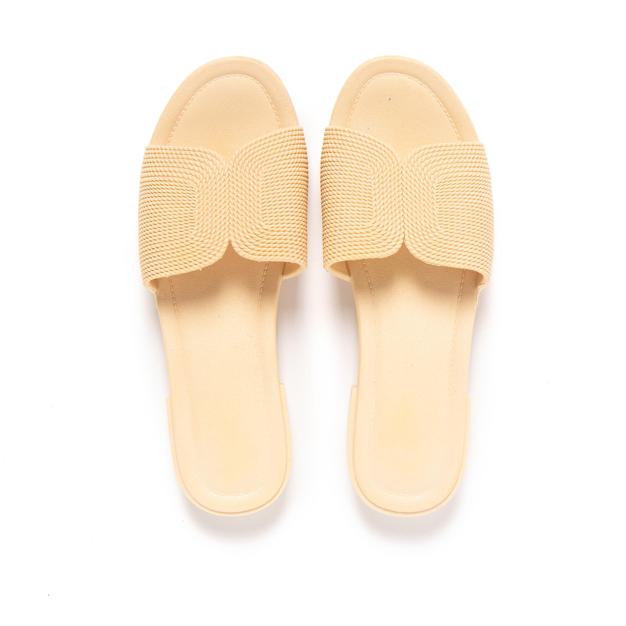 Sandali da spiaggia donna BRASILERAS beige con suola gomma 6/7