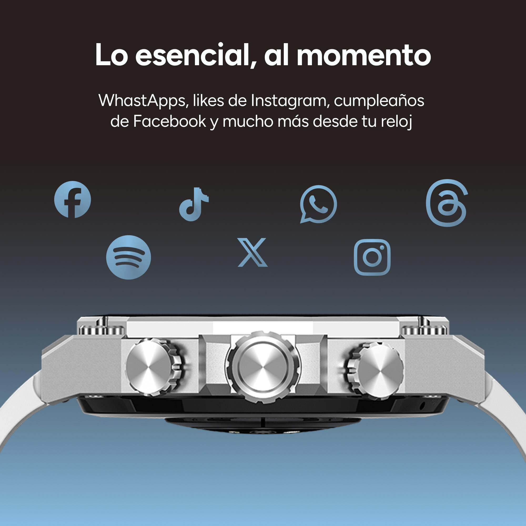 Zegarek Ksix Smartwatch Titanowy Czarny 6/7