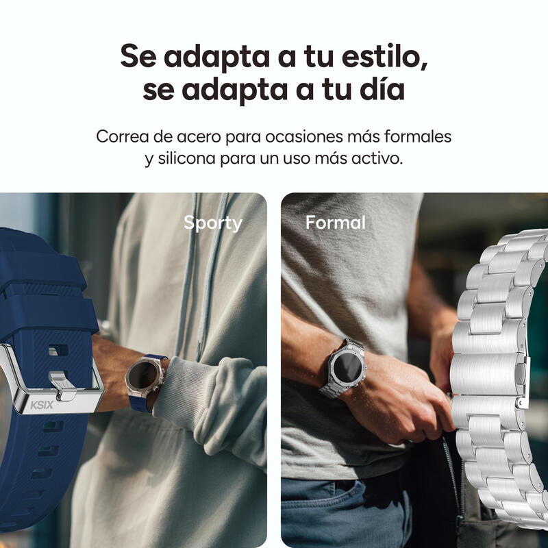 Titanium chytré hodinky, AMOLED, Bluetooth, IP67