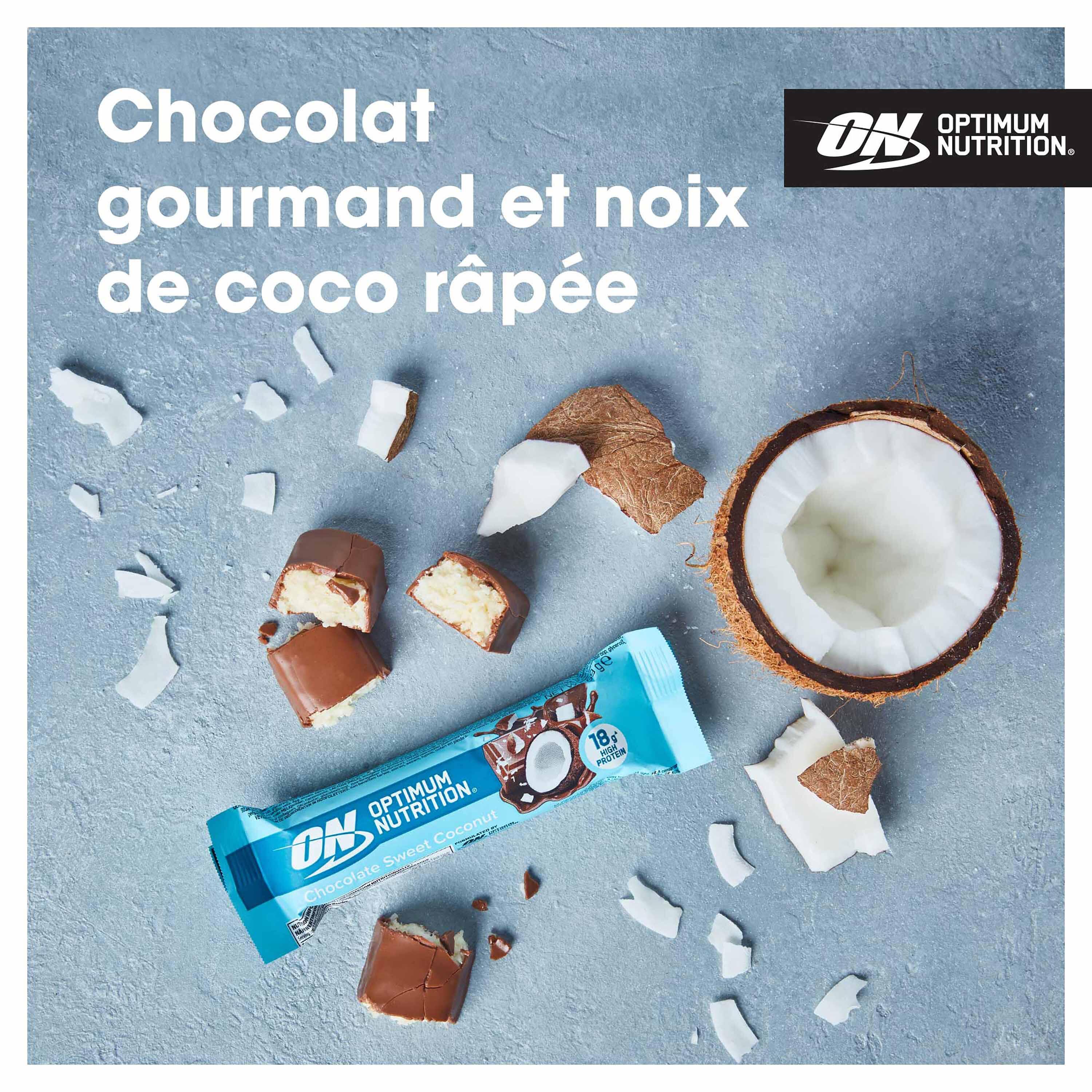 Barres protéinées - Protein Bar - Chocolat Noix de Coco Sucrée 5/6