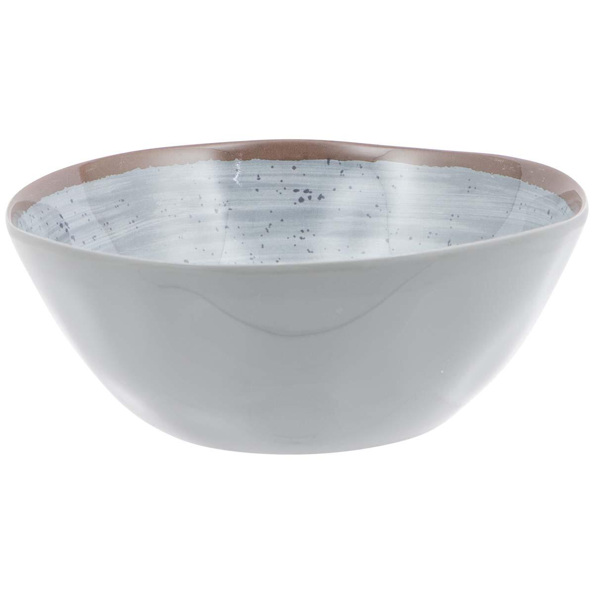 Vajilla - Halo - 6 Piezas - Melamina - Gris 3/4