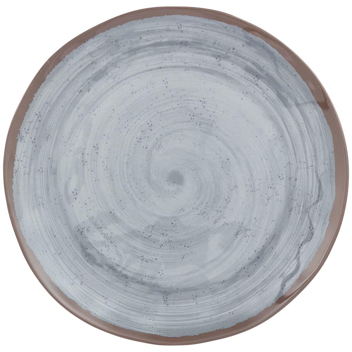 Vajilla - Halo - 6 Piezas - Melamina - Gris 2/4