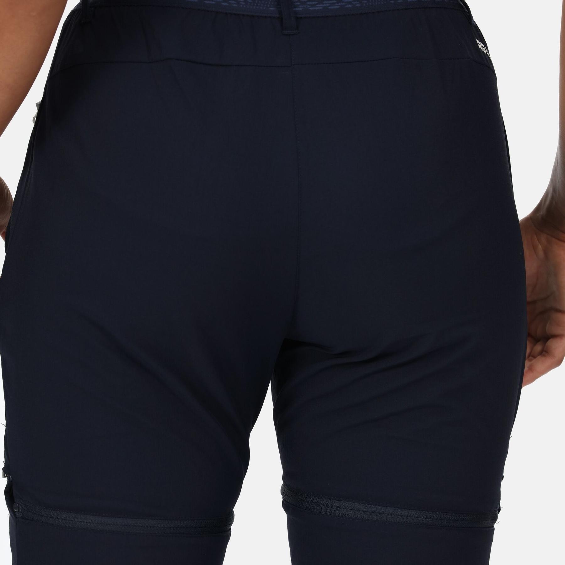 Pantalon de drumeție Regatta Mountain cu picioare detașabile pentru femei 5/7