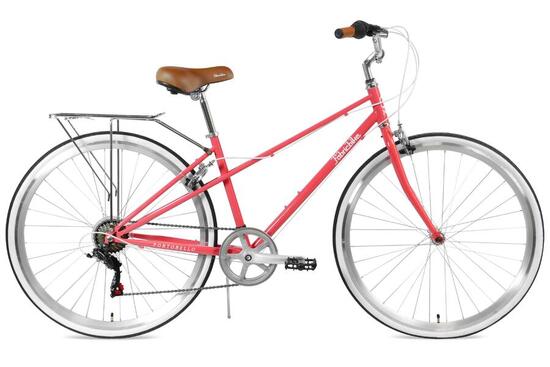 FabricBike Portobello – Damen-Hollandrad, 7-Gang Shimano. Coral