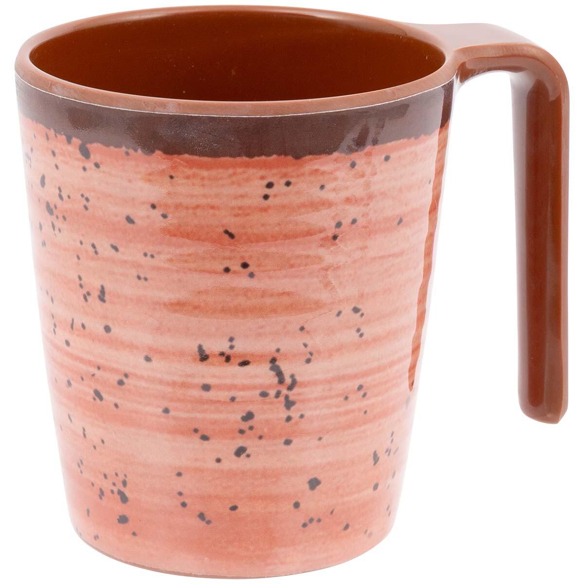 Mok L - Halo - 4 Stuks - Melamine - clay 2/2