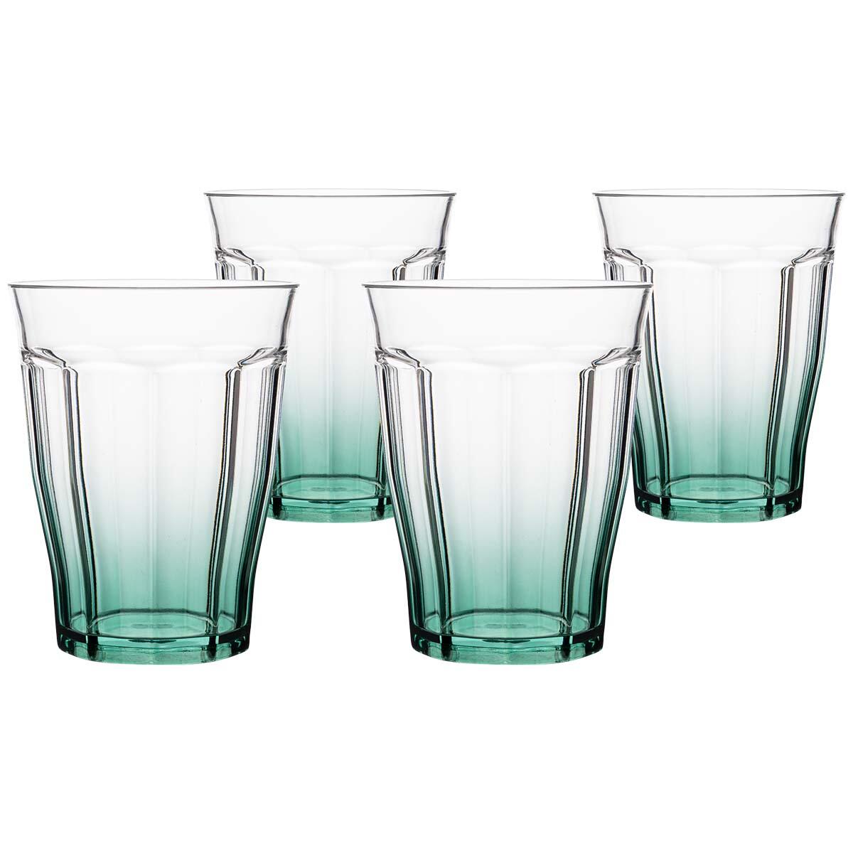 Colour Line - Verre à eau - Vert - 400 ml - 4 Pièces 2/2
