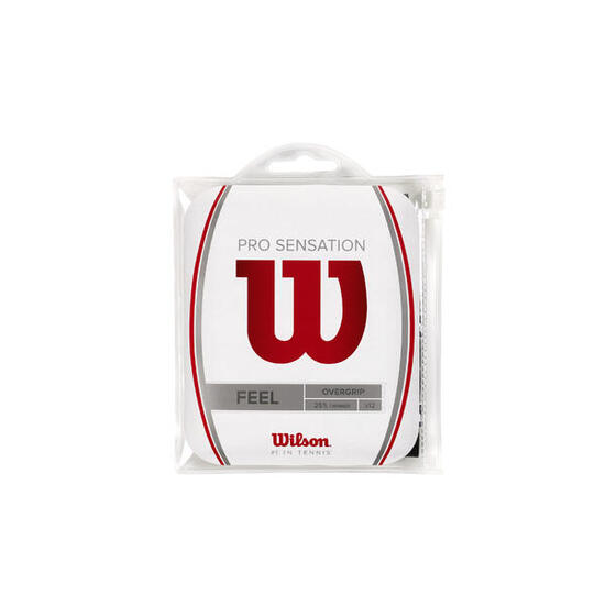 Lot de 12 surgrips de tennis Wilson Pro Sensation