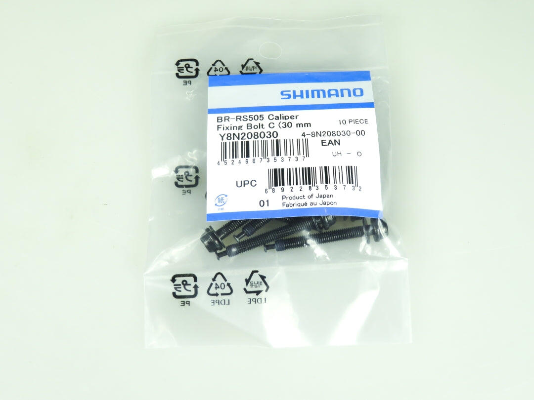 Shimano BR-RS505 remklauwbouten 30 mm (10 stuks) 1/4