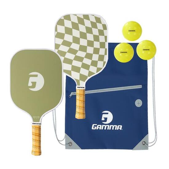 Gamma Pickleball 2 Schläger Set - Einsteiger Set mit Bällen Starter Set