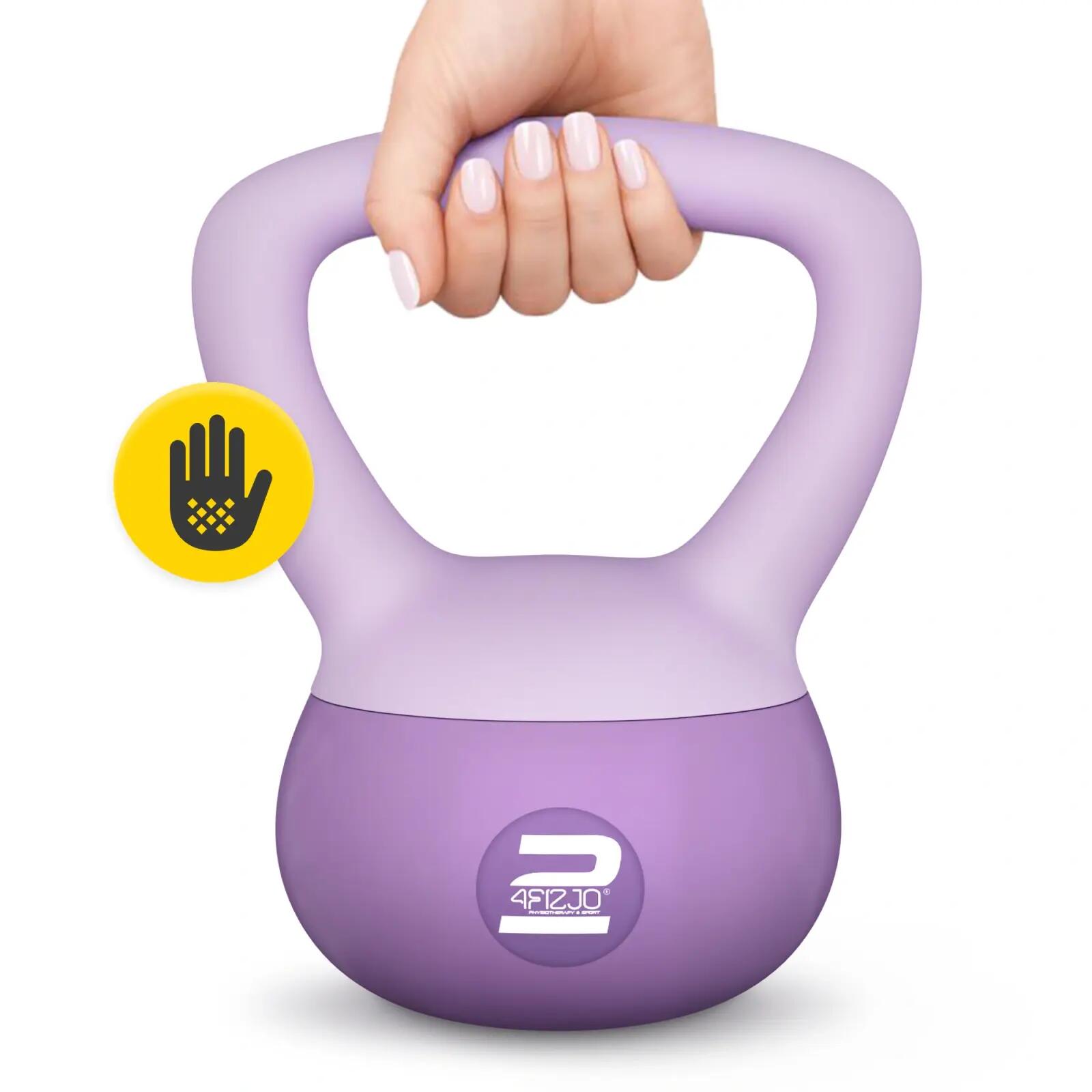 Kettlebell soft miękki odważnik do ćwiczeń 4FIZJO 5/7