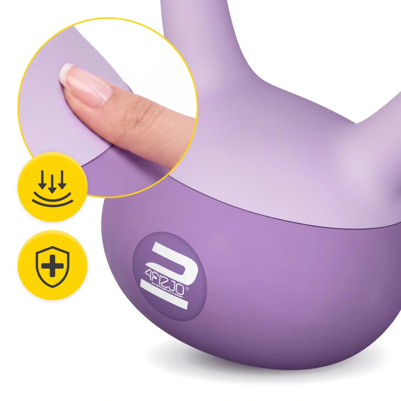 Kettlebell soft miękki odważnik do ćwiczeń 4FIZJO 6/7