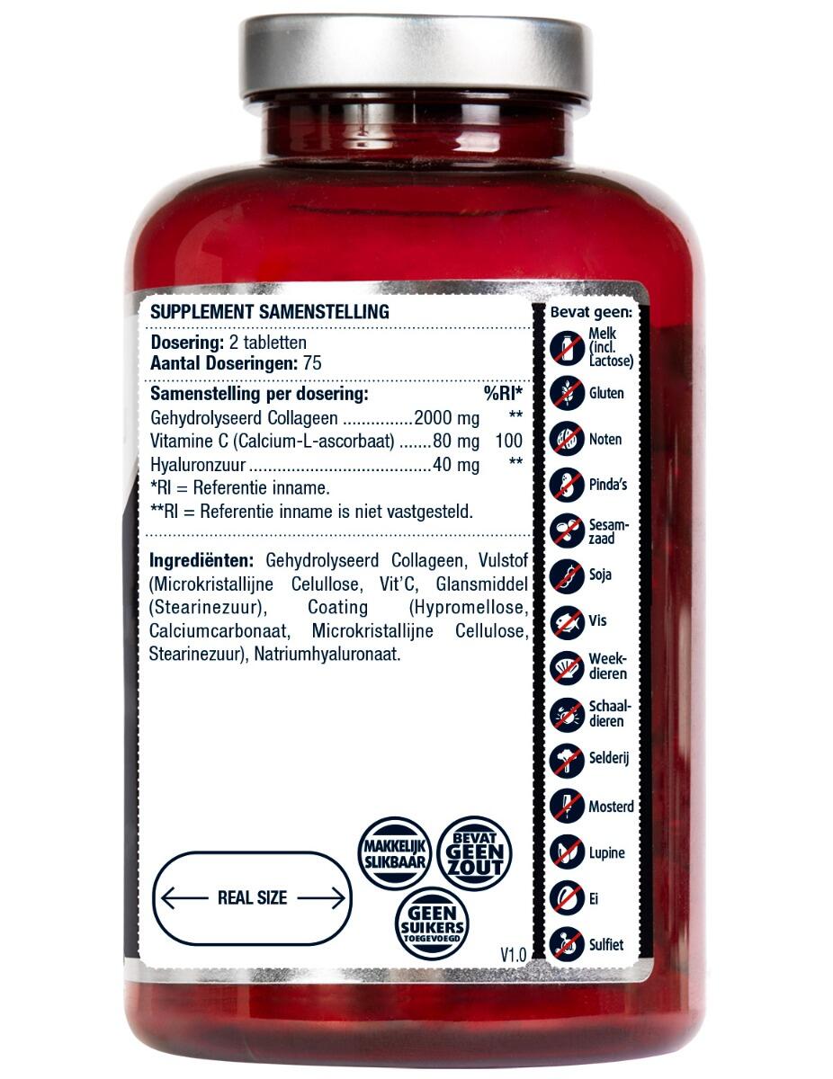 Lucovitaal Super Collageen 2000 mg 150 tabletten 2/5