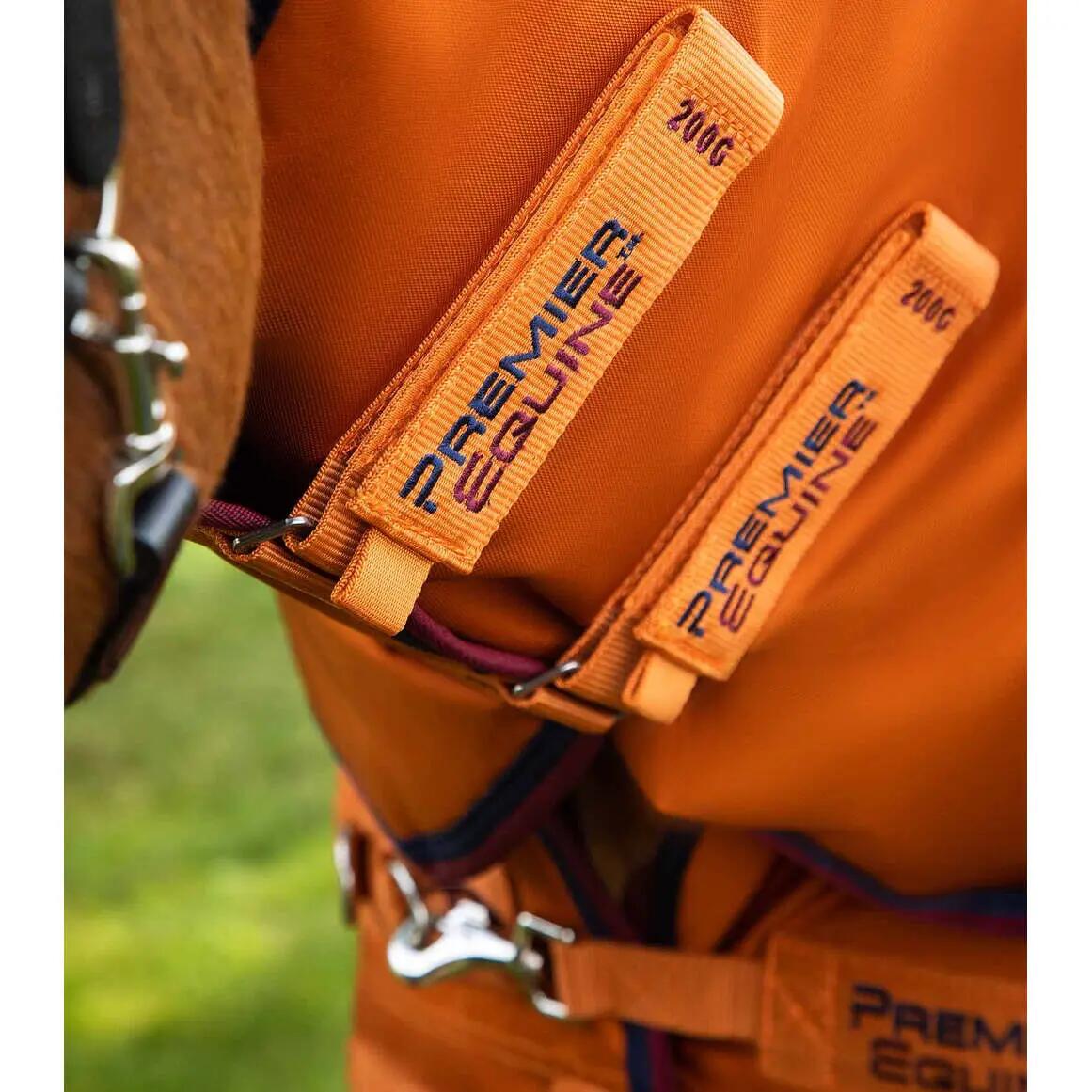 Couverture d'extérieur imperméable pour cheval avec couvre-cou Premier Equine Bu 3/5