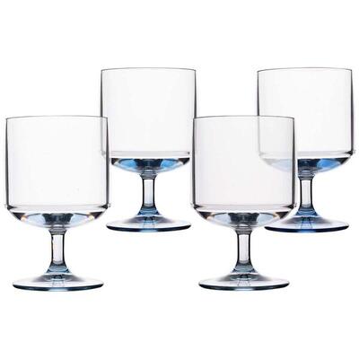 Colour line - wijnglas - sky - 285 ml - 4 stuks