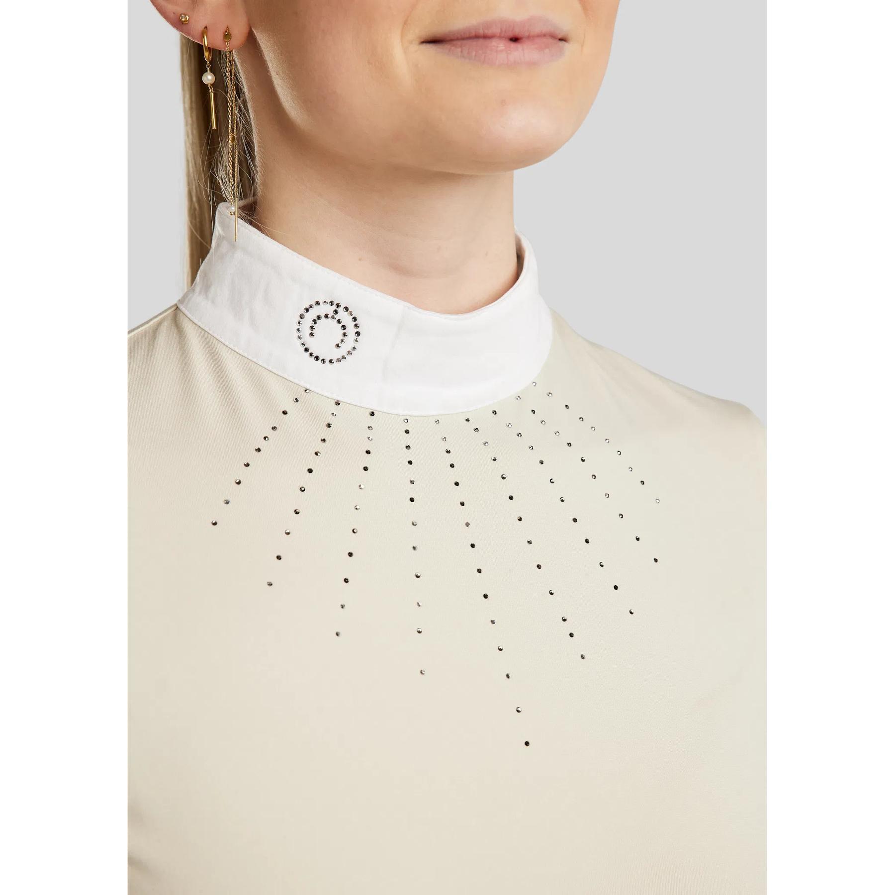 Polo d'équitation à manche longues femme Montar MoEmilia 4/5