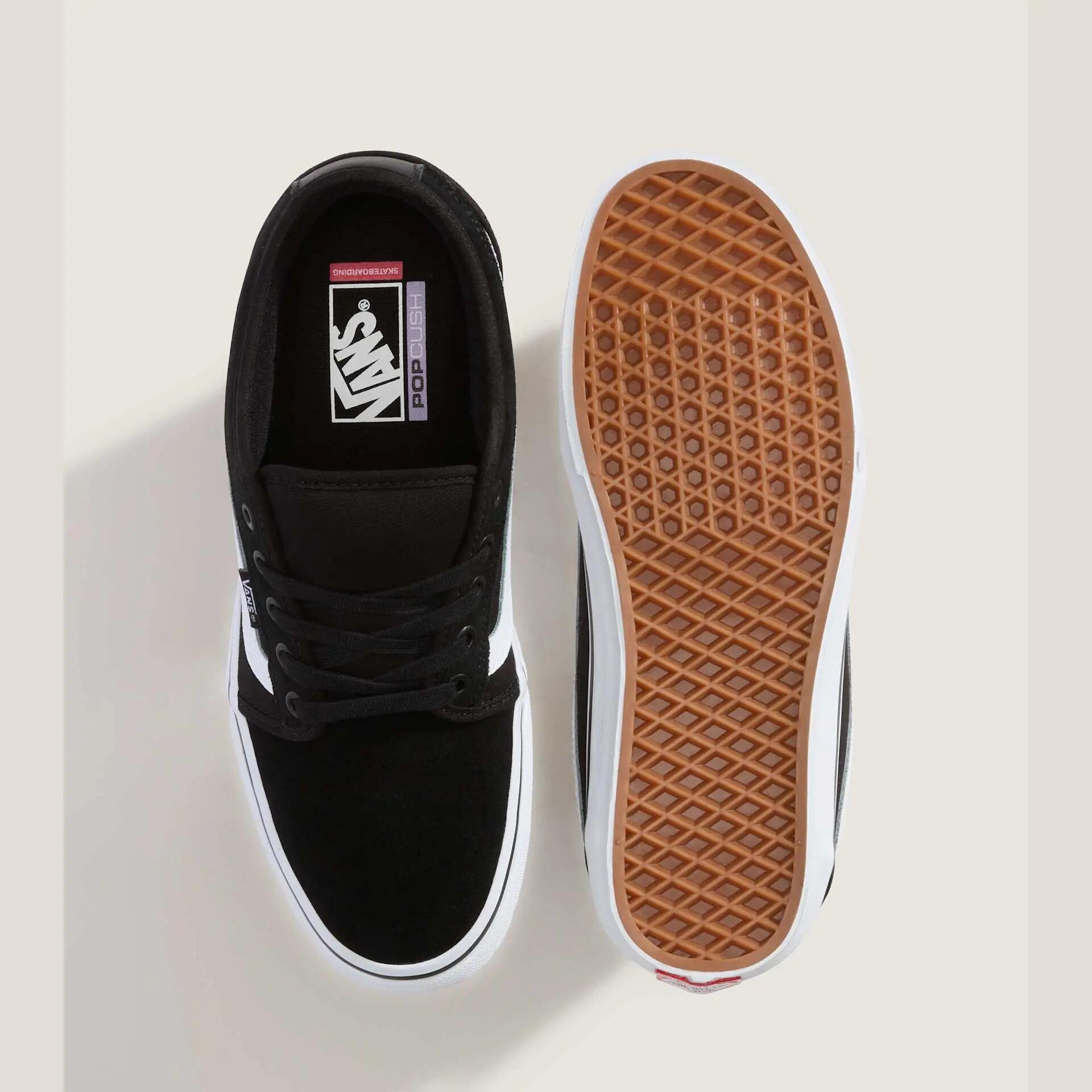 VANS SKATE CHUKKA LOW SIDESTRIPE férfi gördeszkás cipő PopCush ütésvédelemmel 3/5