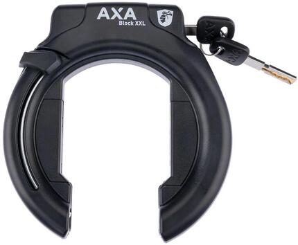 AXA Rahmen-Batterieschloss Block XXL AZ (Shimano-Rohr)