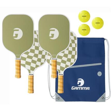 Gamma Pickleball 4 Schläger Set - Einsteiger Set mit Bällen Starter Set Paddle